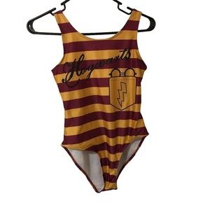 3/$15 Character Maroon and yellow hogwarts ONE PIECE bathing suit